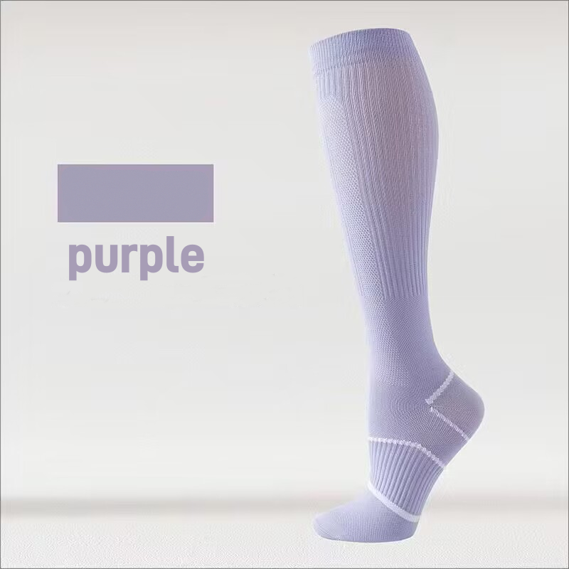 Calf Length Breathable Bamboo Compression Socks - Odor Absorbing