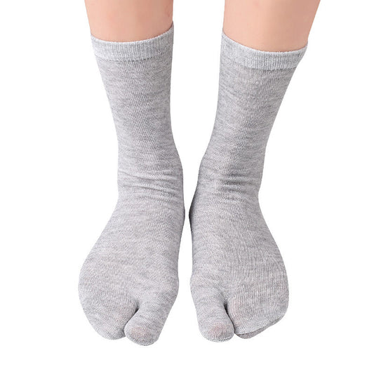 Bamboo Fiber Split Toe Socks for Men and Women