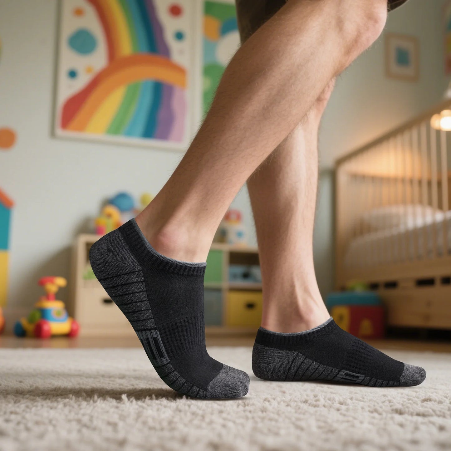 Bamboo Ankle Socks For Men And Women - Low Cut Breathable Anti Odor