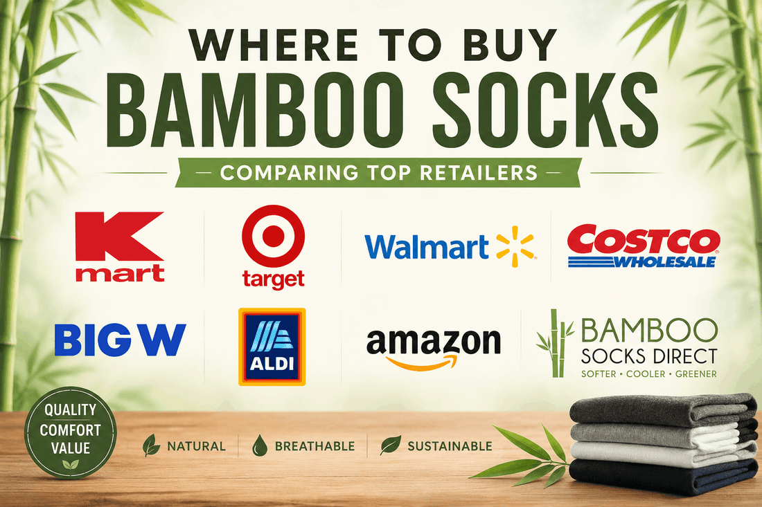 I Compared Bamboo Socks From Kmart, Target, Walmart, Costco, Big W, Aldi, and Amazon.
