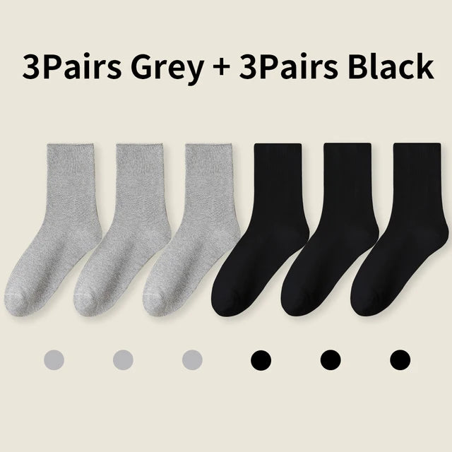 Cotton Bamboo Socks With Loose Cuffs
