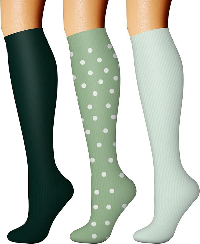 Calf Length Bamboo Compression Sports Socks