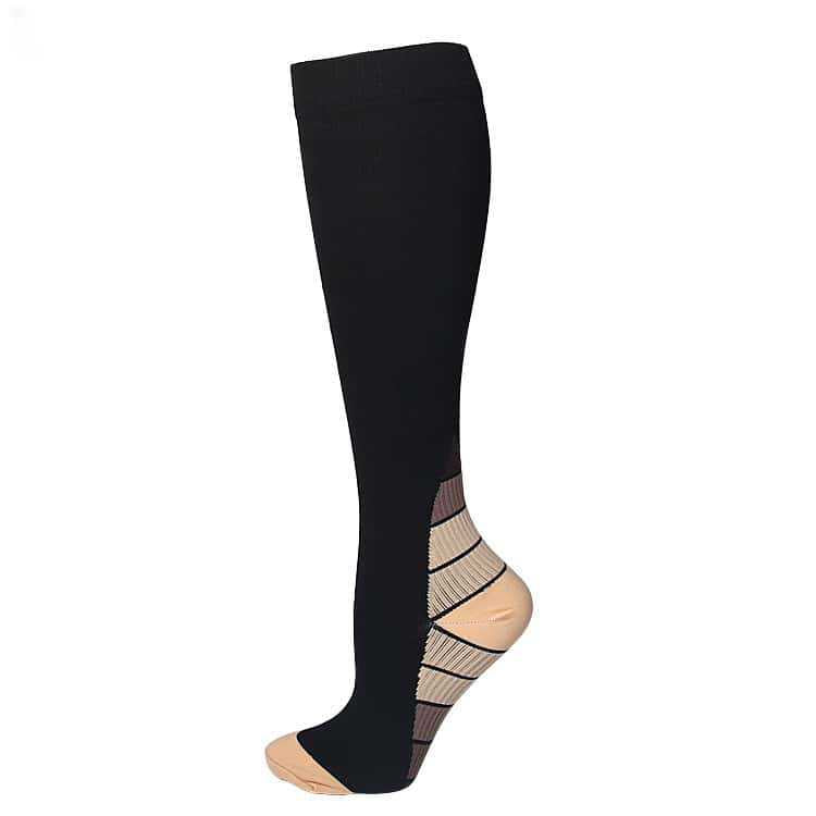Women's Bamboo Nylon Calf Length Compression Socks