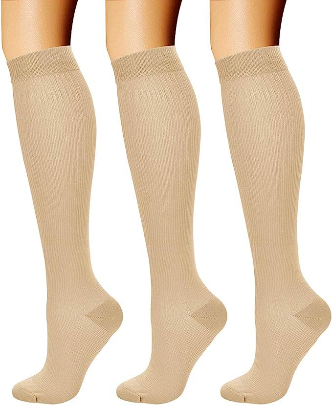 Calf Length Bamboo Compression Sports Socks