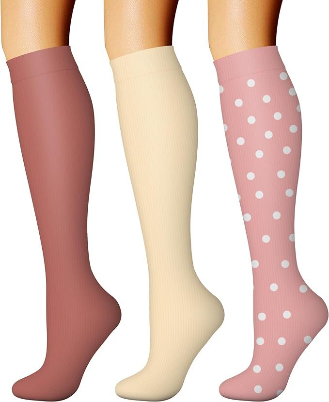 Calf Length Bamboo Compression Sports Socks