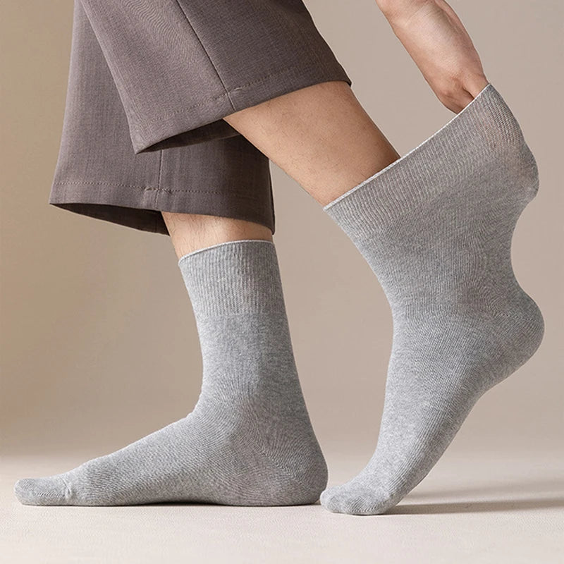 Cotton Bamboo Socks With Loose Cuffs