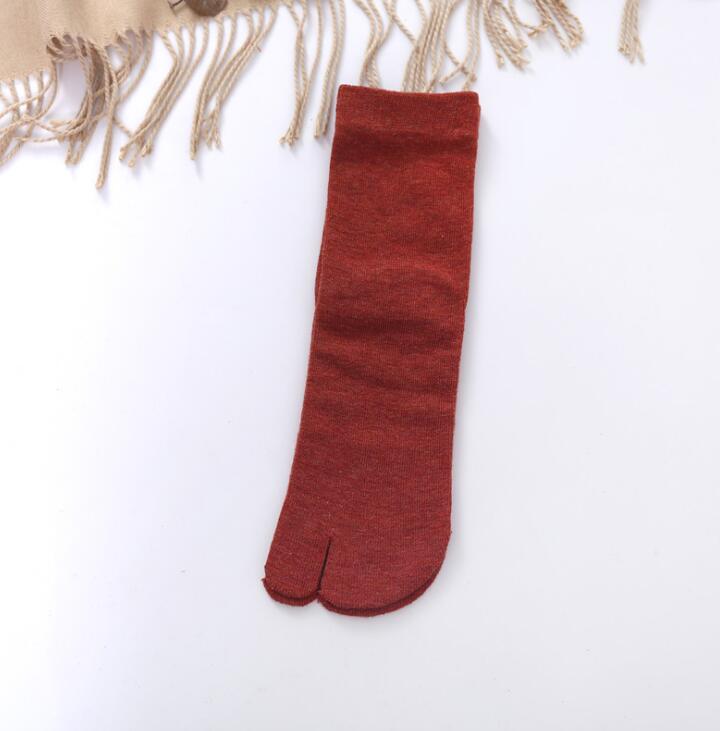 Breathable Bamboo Two-Toe Socks For Women