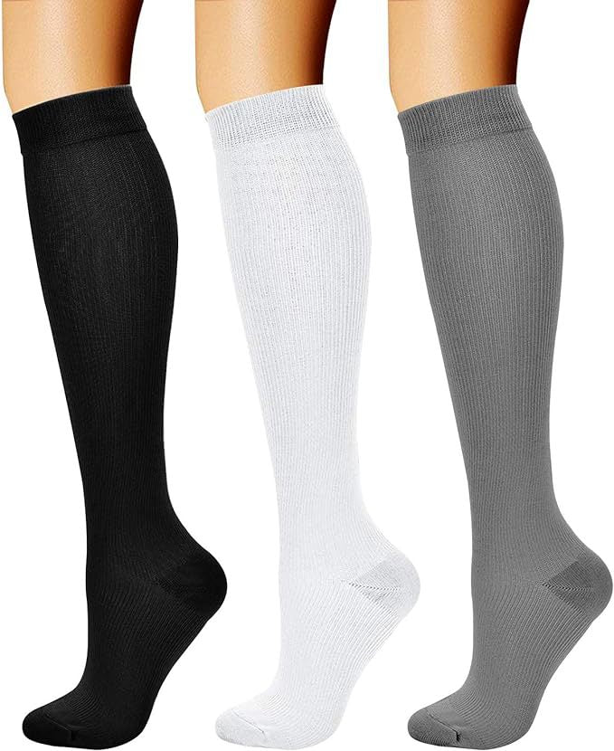 Calf Length Bamboo Compression Sports Socks