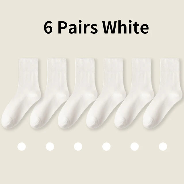 Cotton Bamboo Socks With Loose Cuffs