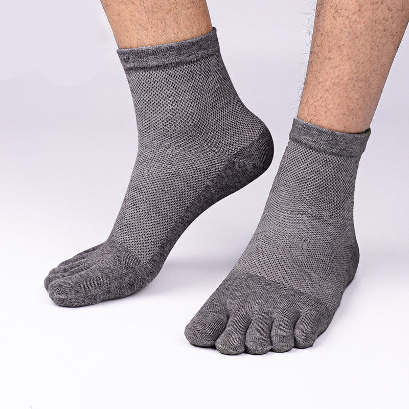 Five Toe Mesh Bamboo Socks For Men