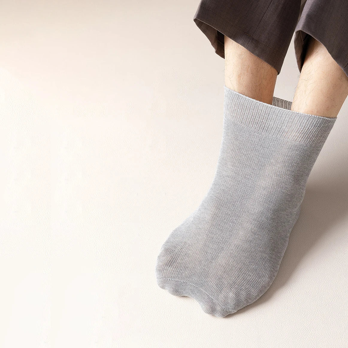Cotton Bamboo Socks With Loose Cuffs