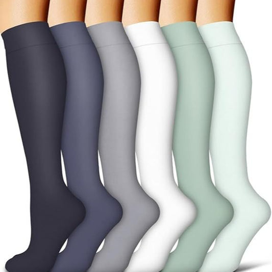 Calf Length Bamboo Compression Sports Socks