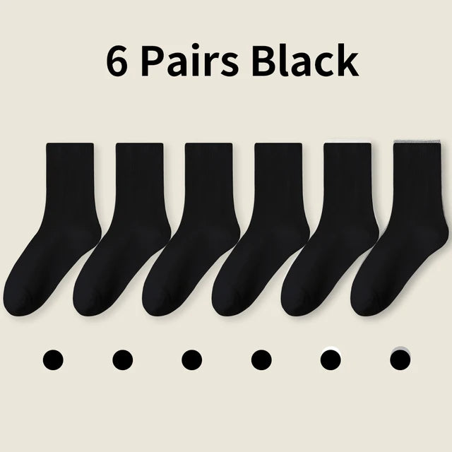 Cotton Bamboo Socks With Loose Cuffs