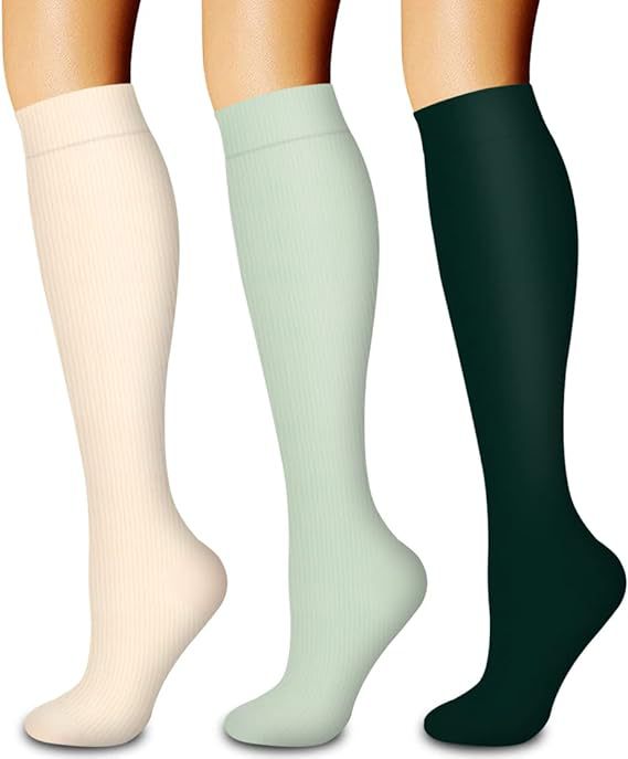 Calf Length Bamboo Compression Sports Socks