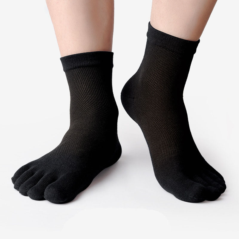 Five Toe Mesh Bamboo Socks For Men