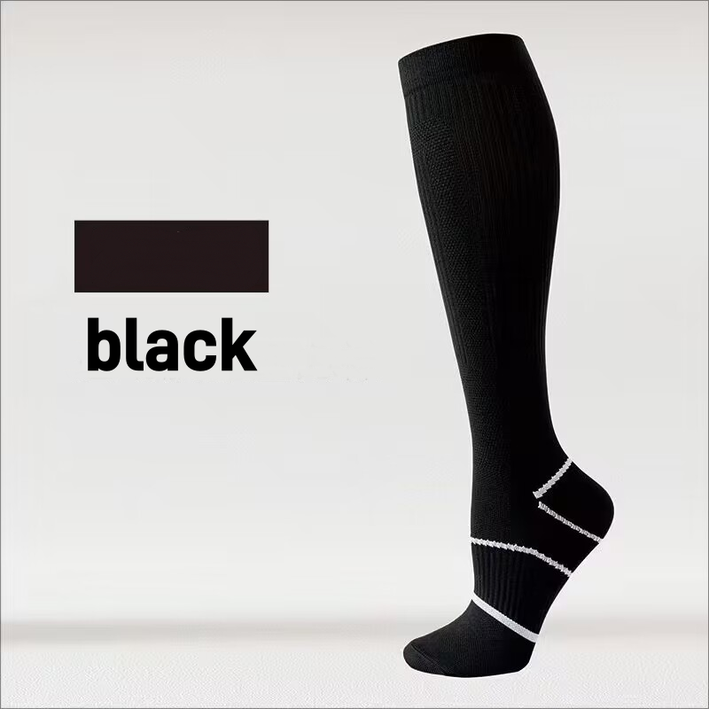 Calf Length Breathable Bamboo Compression Socks  - Odor Absorbing