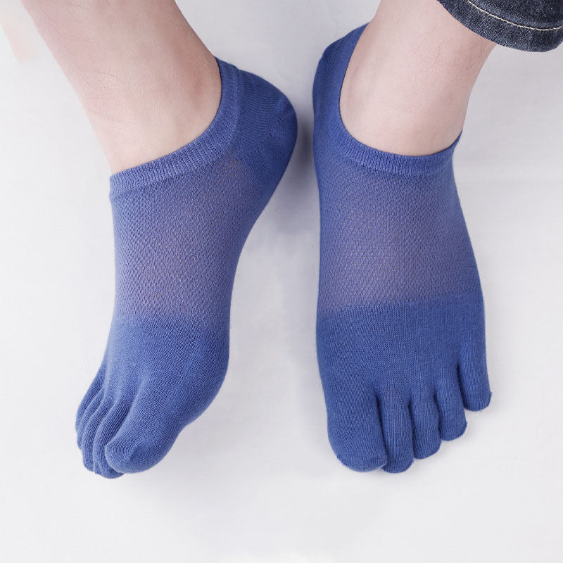Five Toe Mesh Bamboo Socks For Men