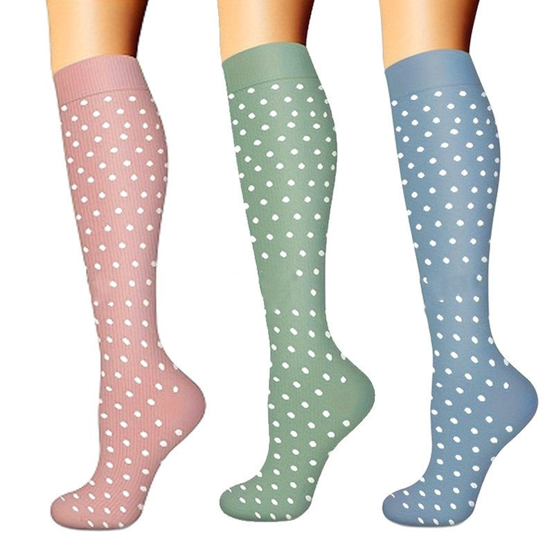 Calf Length Bamboo Compression Sports Socks