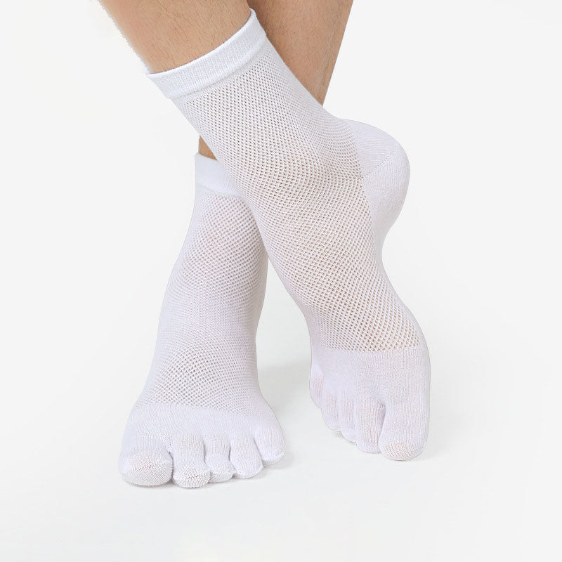 Five Toe Mesh Bamboo Socks For Men