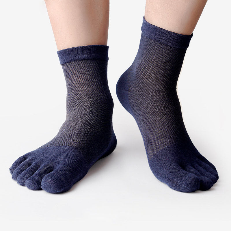 Five Toe Mesh Bamboo Socks For Men