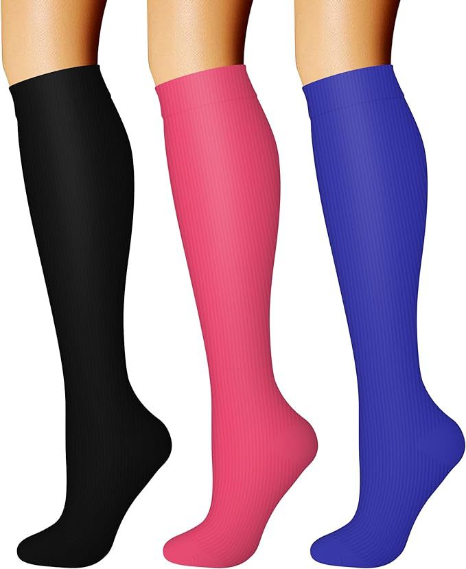 Calf Length Bamboo Compression Sports Socks