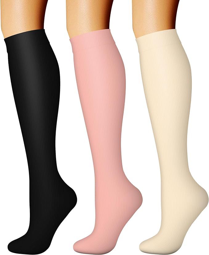 Calf Length Bamboo Compression Sports Socks