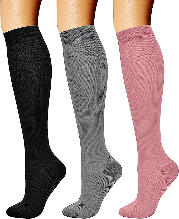 Calf Length Bamboo Compression Sports Socks