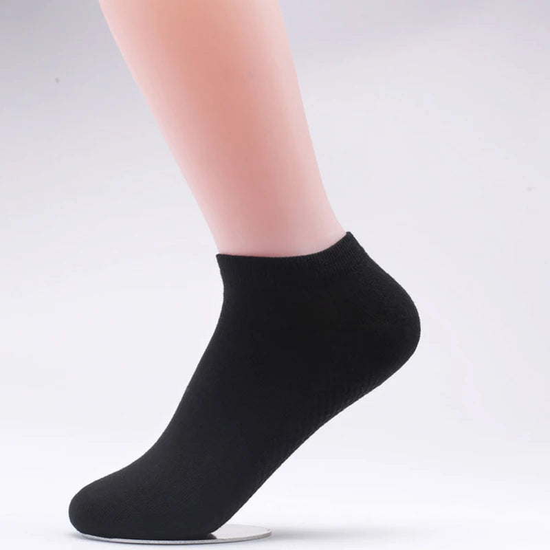 5-Pack Candy Color Bamboo Fiber Ankle Socks For Women