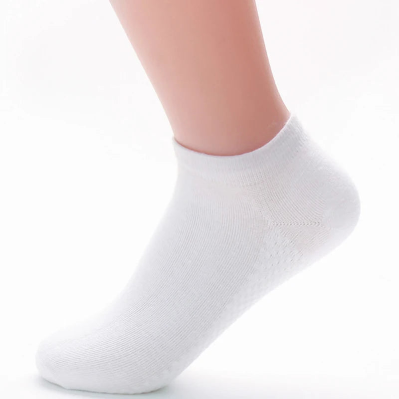 5-Pack Candy Color Bamboo Fiber Ankle Socks For Women