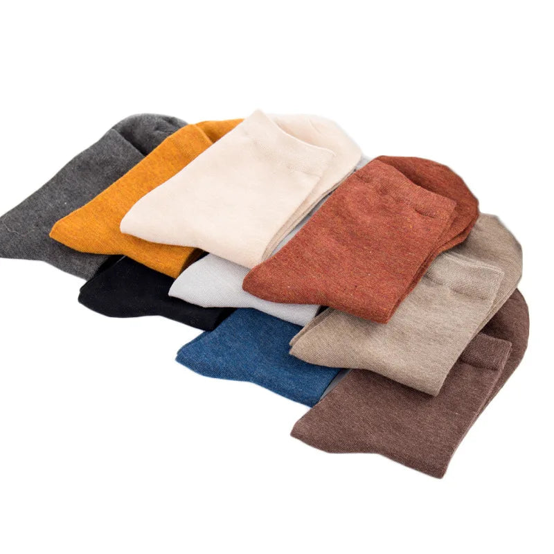 5 Pairs Bamboo Socks For Men - Breathable Deodorizing