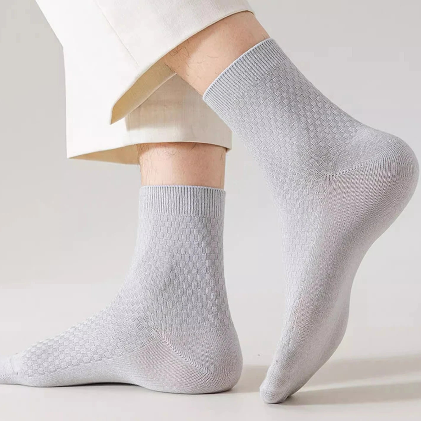 Bamboo Fibre Anti Odor Socks Unisex Highly Elastic Sweat Absorption Breathable