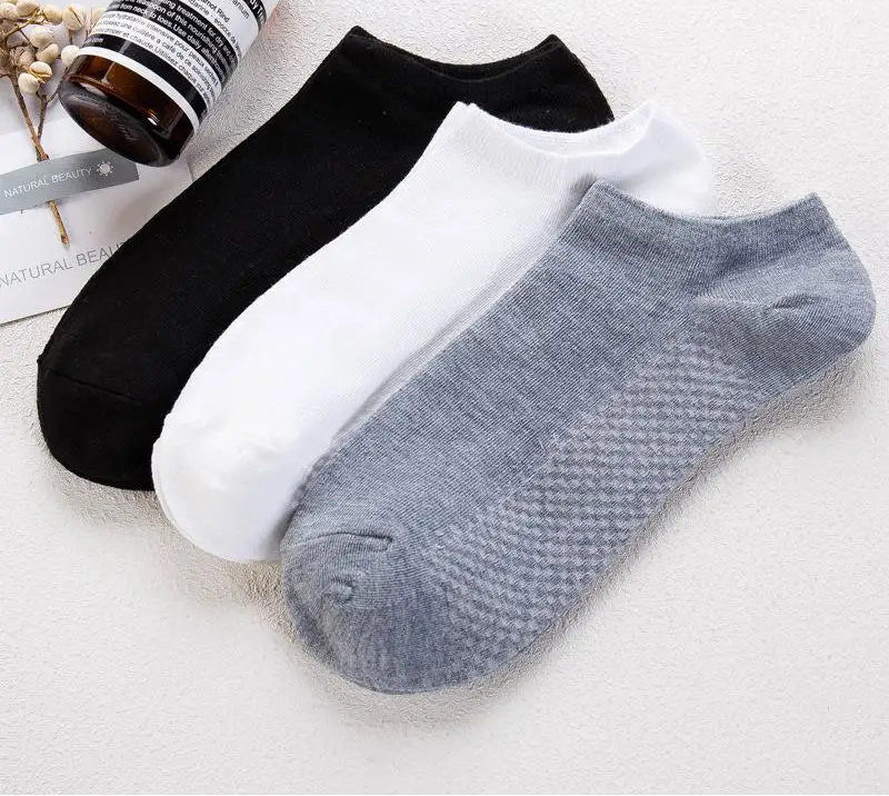 5-Pack Candy Color Bamboo Fiber Ankle Socks For Women