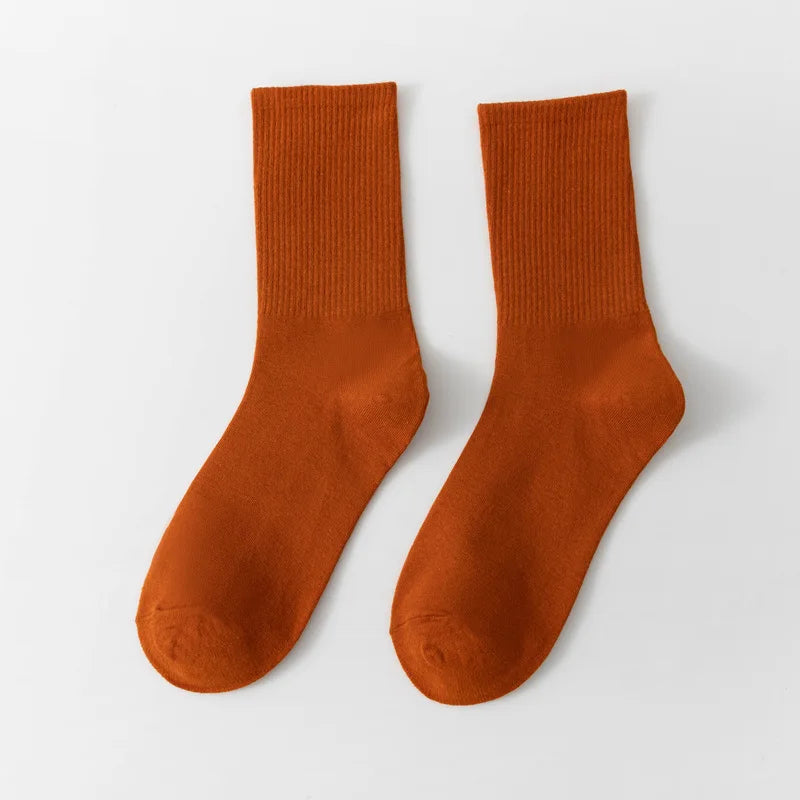 1 Pair Unisex Bamboo Cotton Casual Crew Socks