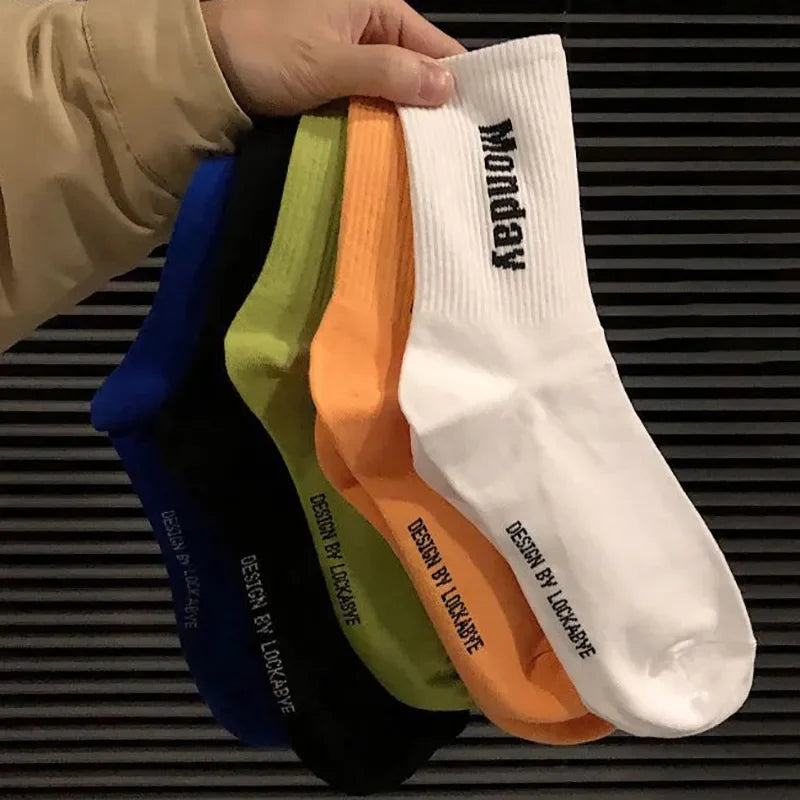 Bamboo Day of Week Mens Socks Monday to Friday Breathable Deodorizing