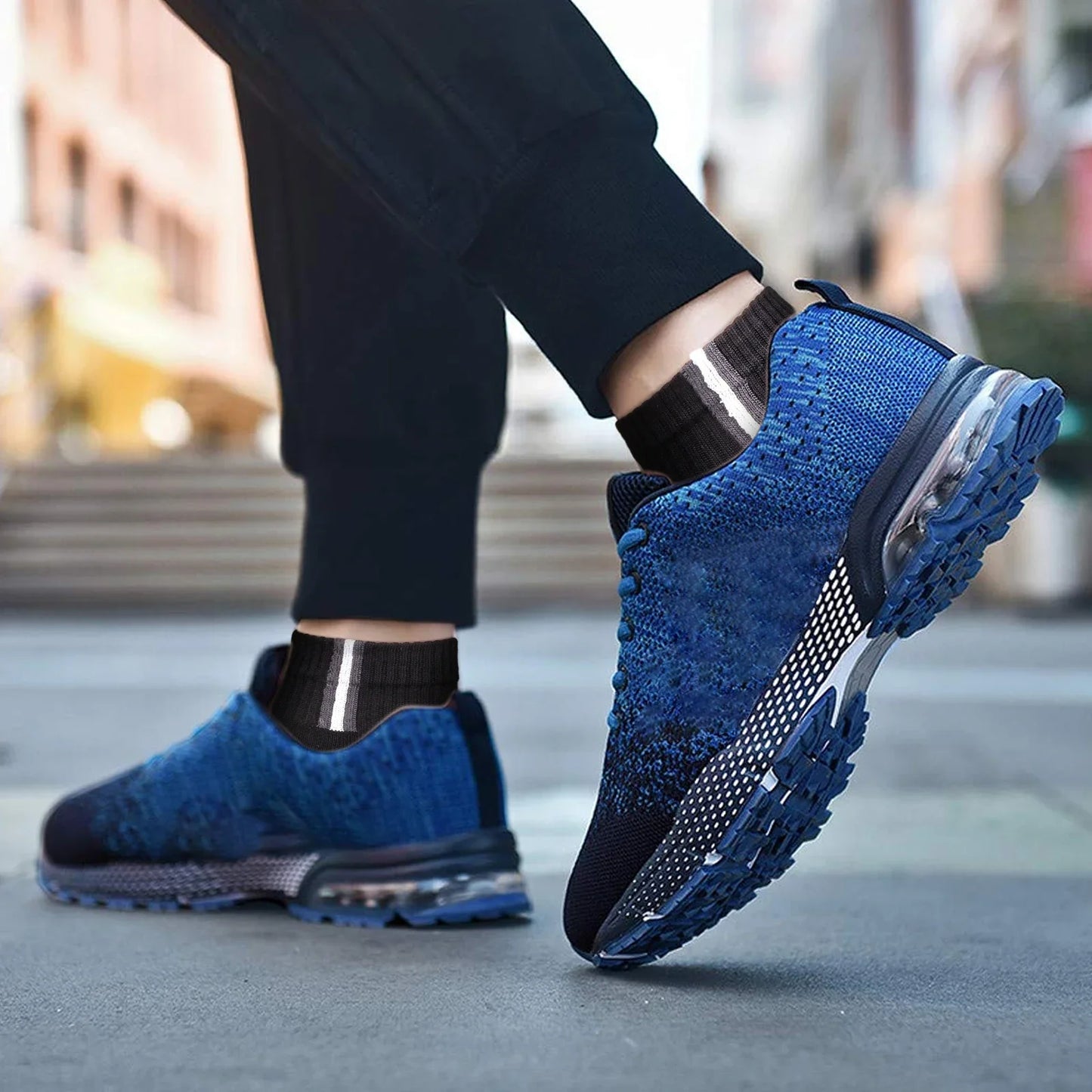 Mens Bamboo Ankle Socks Breathable Lightweight 5 Pairs Pack