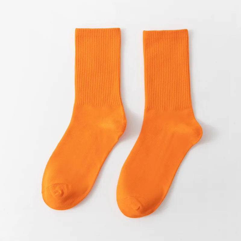 1 Pair Unisex Bamboo Cotton Casual Crew Socks