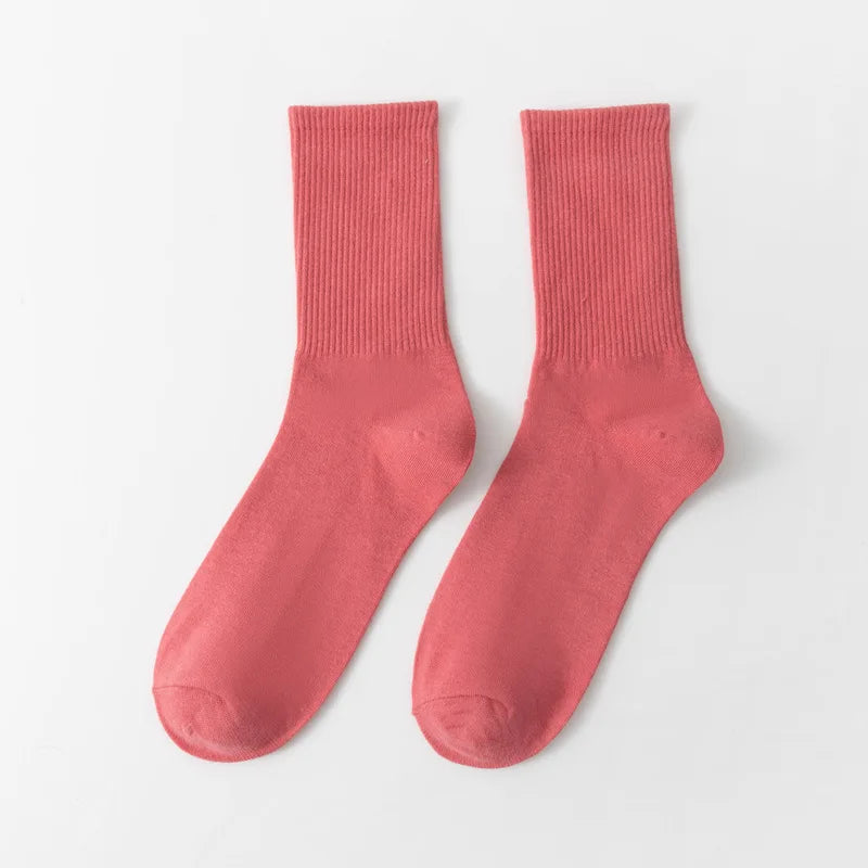 1 Pair Unisex Bamboo Cotton Casual Crew Socks