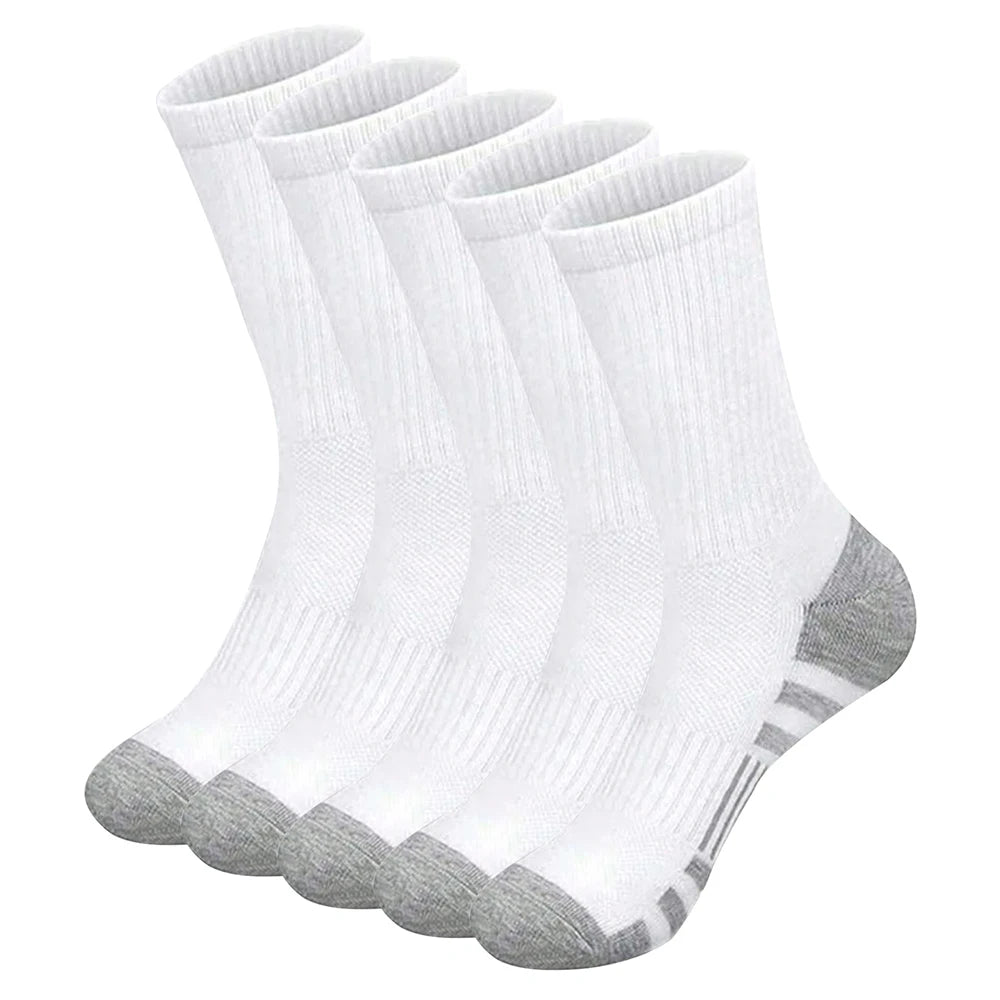 Men's Striped Casual Bamboo Polyester Socks  - Mid Tube