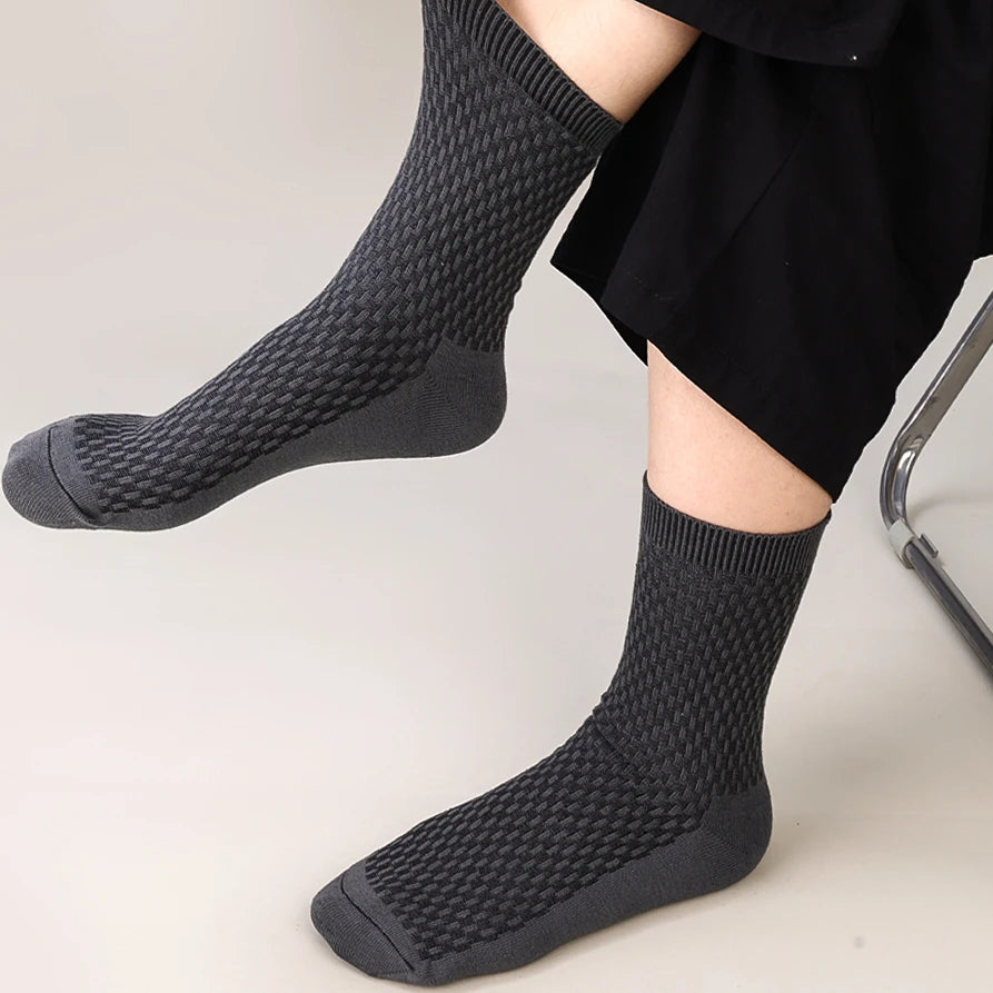 Bamboo Fibre Anti Odor Socks Unisex Highly Elastic Sweat Absorption Breathable