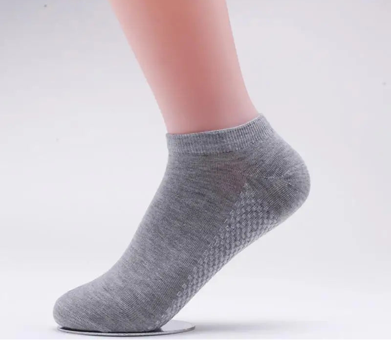 5-Pack Candy Color Bamboo Fiber Ankle Socks For Women