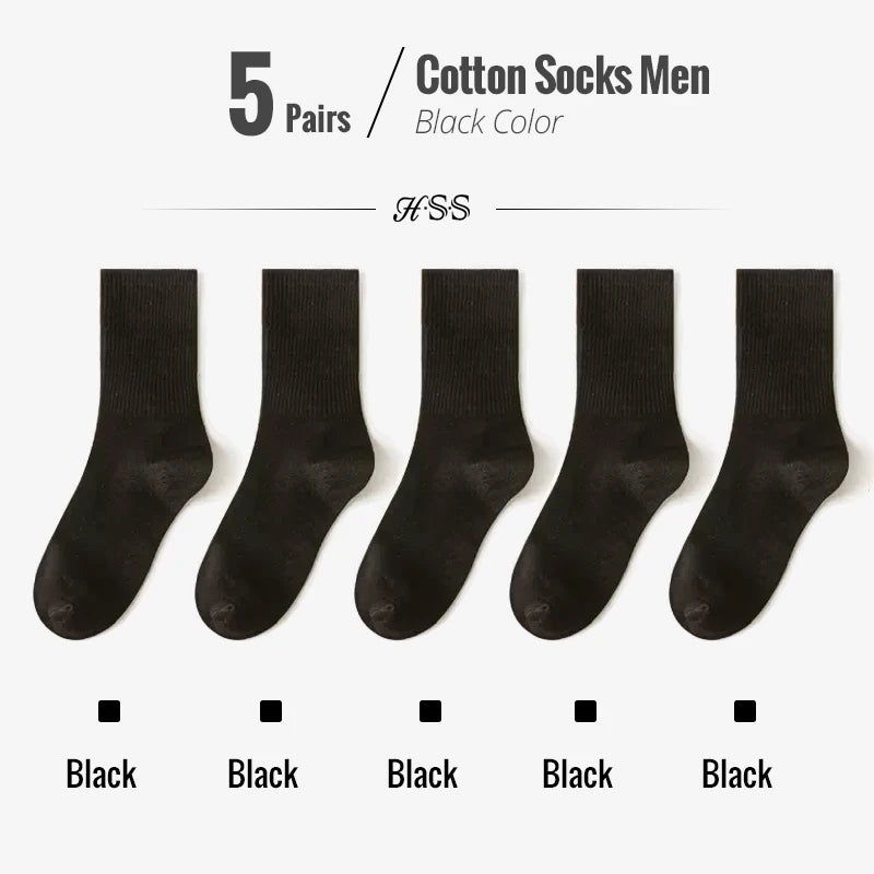 Men's Colorful Bamboo Cotton Dress Socks