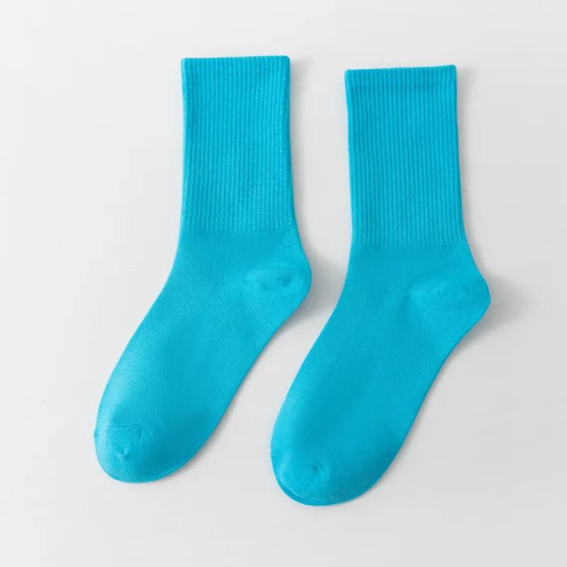1 Pair Unisex Bamboo Cotton Casual Crew Socks