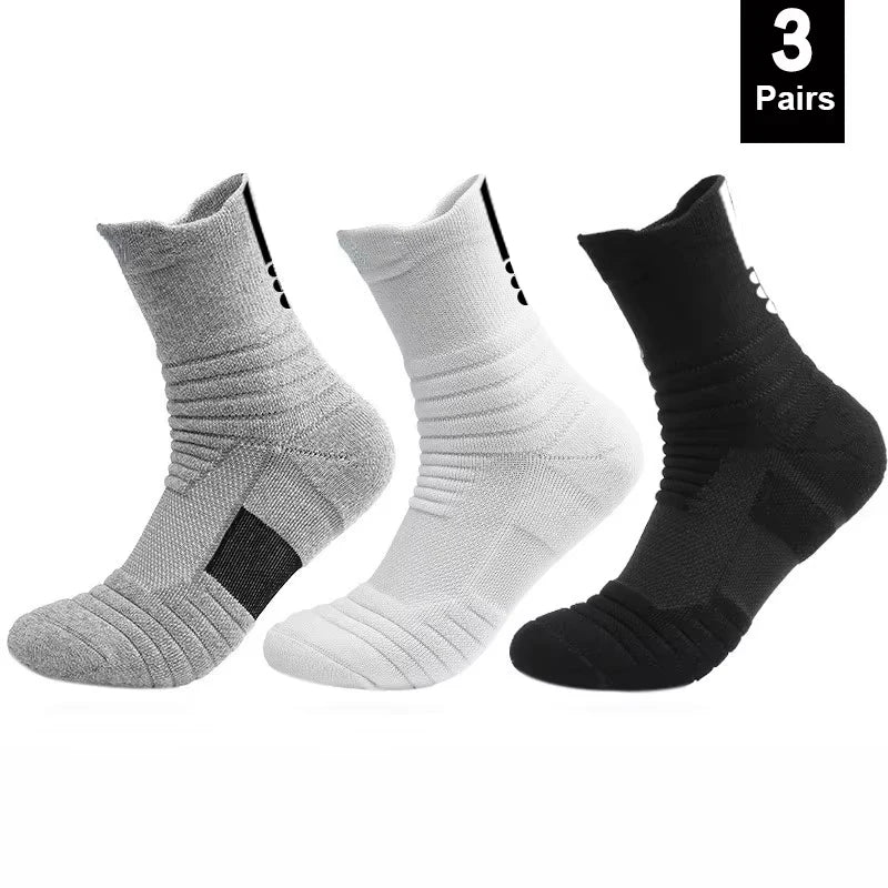 Men's Anti Slip Bamboo Cotton Football/Soccer Socks