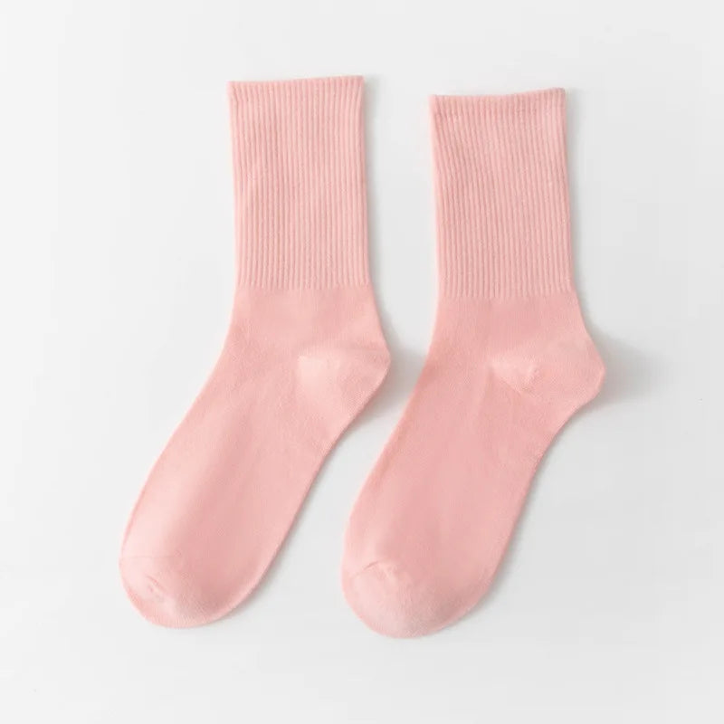 1 Pair Unisex Bamboo Cotton Casual Crew Socks