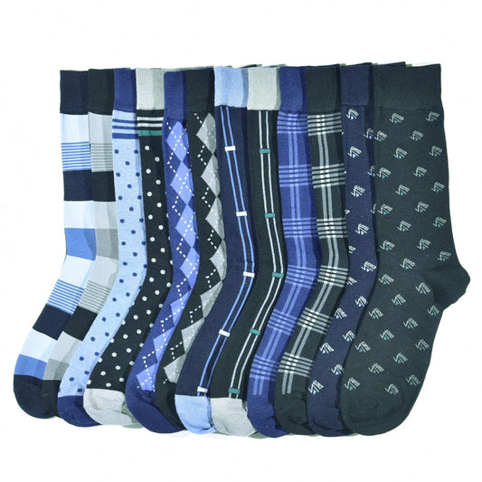 4 Or 8 Pack Mens Breathable Bamboo Fiber Dress Socks