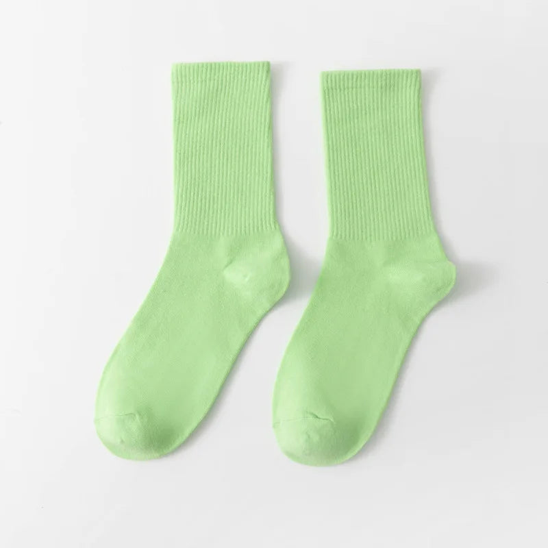 1 Pair Unisex Bamboo Cotton Casual Crew Socks