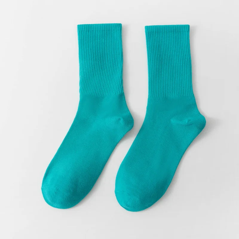 1 Pair Unisex Bamboo Cotton Casual Crew Socks