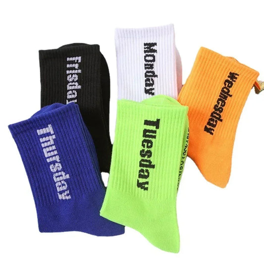 Bamboo Day of Week Mens Socks Monday to Friday Breathable Deodorizing