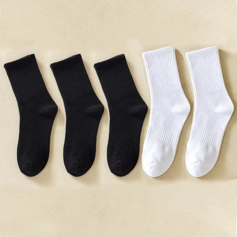 Men's Long Bamboo Cotton Polyester Sports Socks