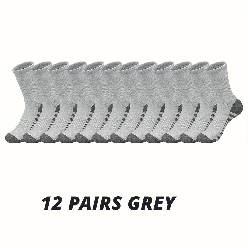 Men's Outdoor Gym Socks Ground - Rubber Grip Bottom